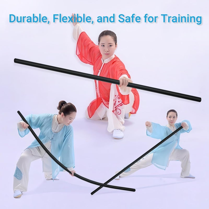 PHYSKOW 4ft & 6ft Collapsible Bo Staff – Foam-Padded Martial Arts Training Staff for Safe Practice, Portable Design with Carry Bag - Image 5